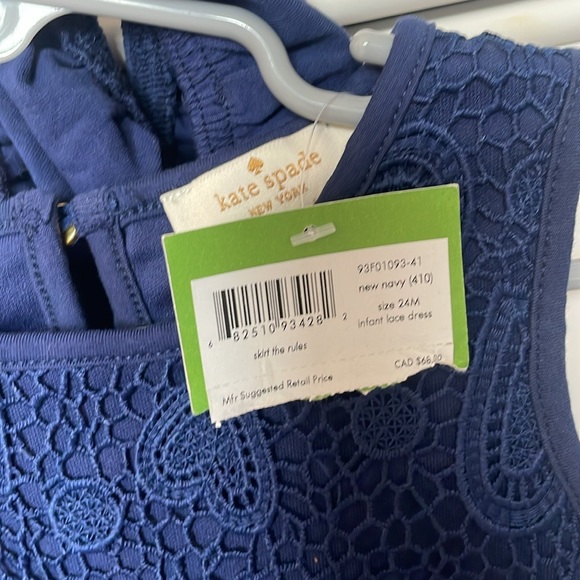 NWT Kate Spade heart knit dress 24m - Picture 2 of 6